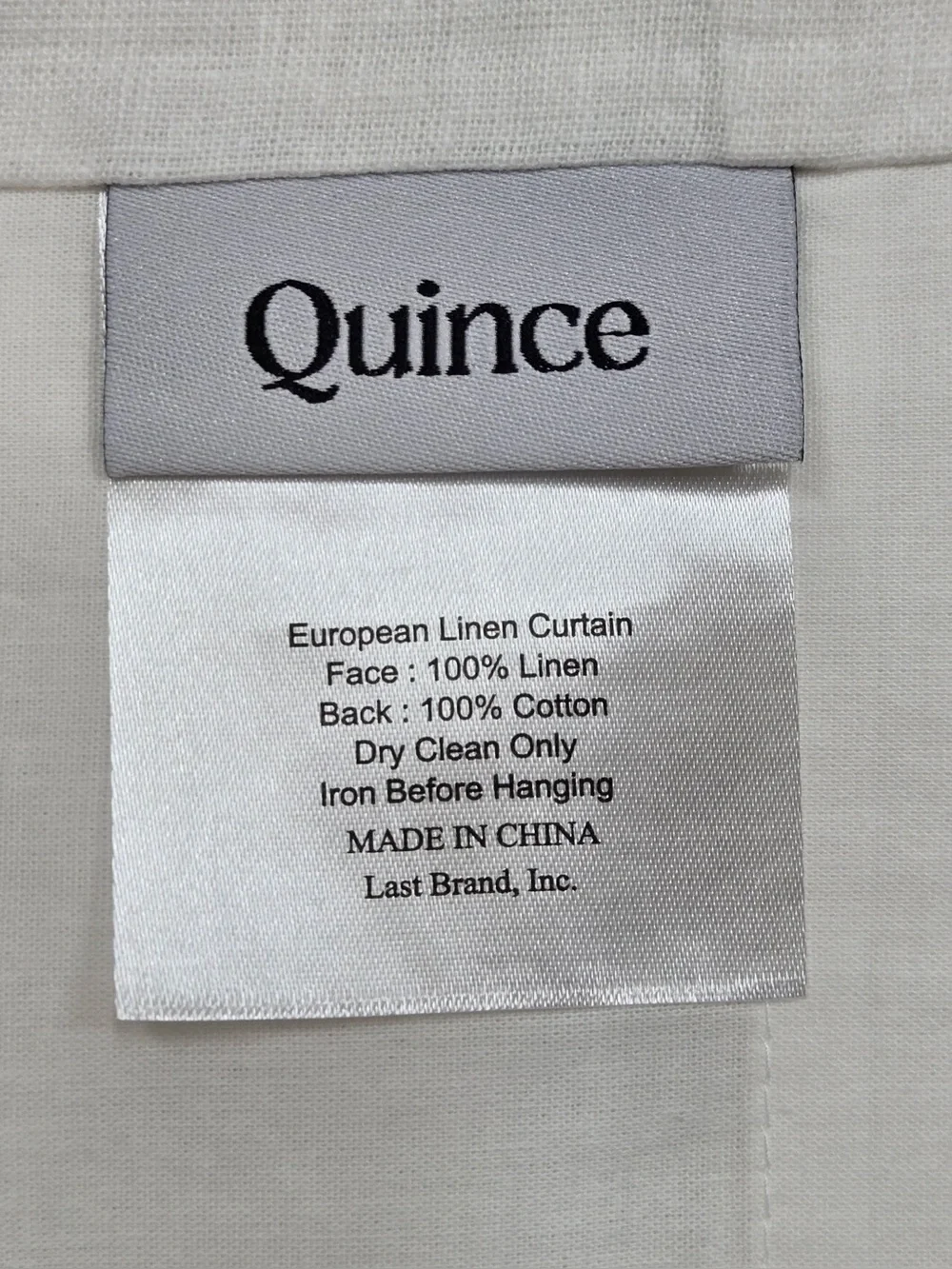 Quince includes 48x96